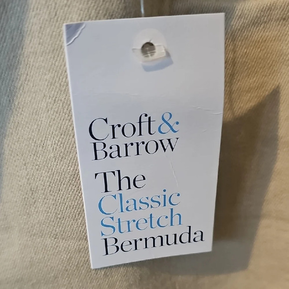 Croft & Barrow NWT Bermuda Midrise Shorts Size 14 - Picture 4 of 11